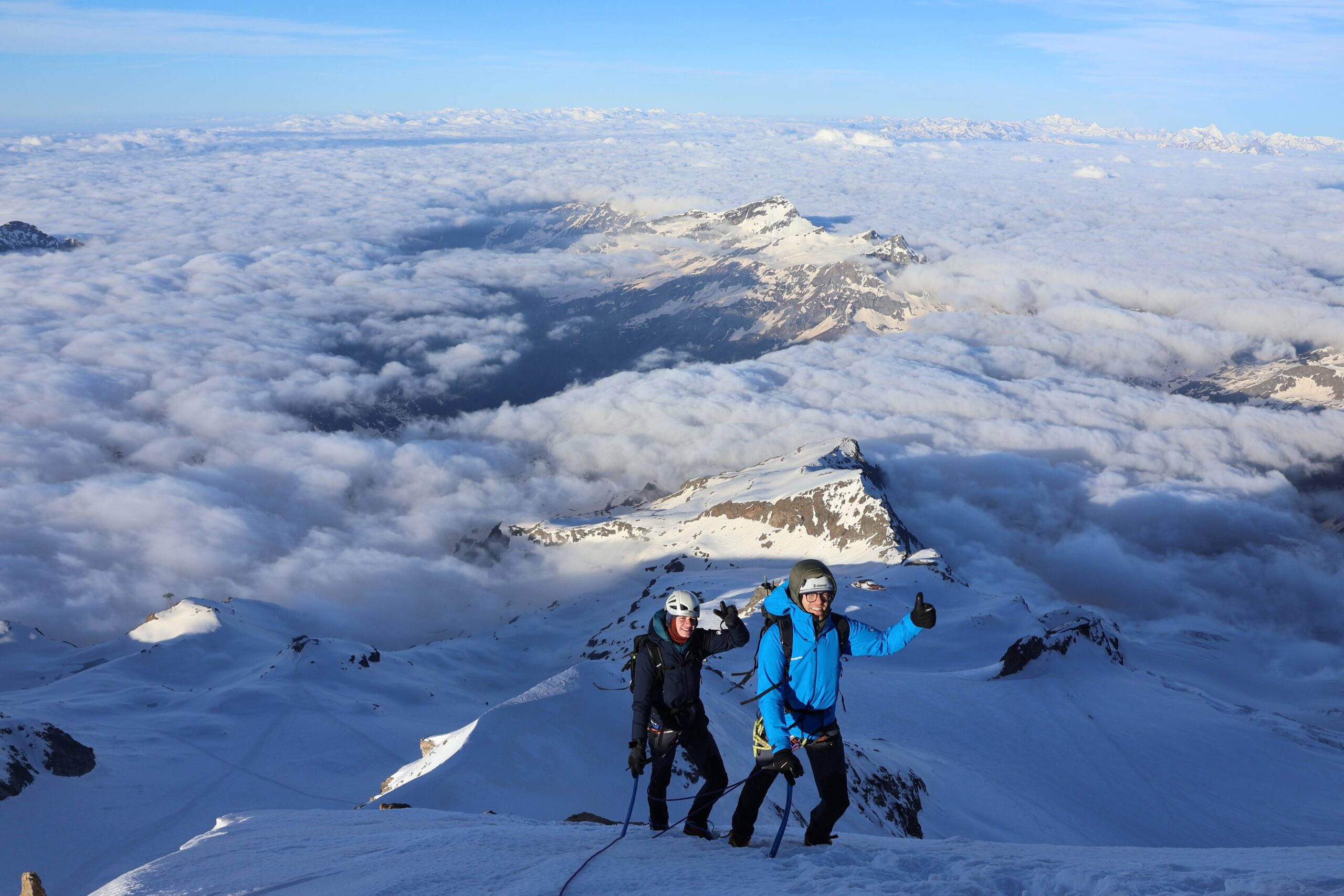 Alpinisme 4000m - Naso del Lyskamm - Mont Rose