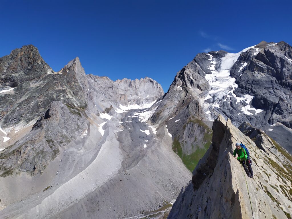Alpinisme rocheux - Traversée de l'aiguille de la Vanoise - Pralognan-la-Vanoise