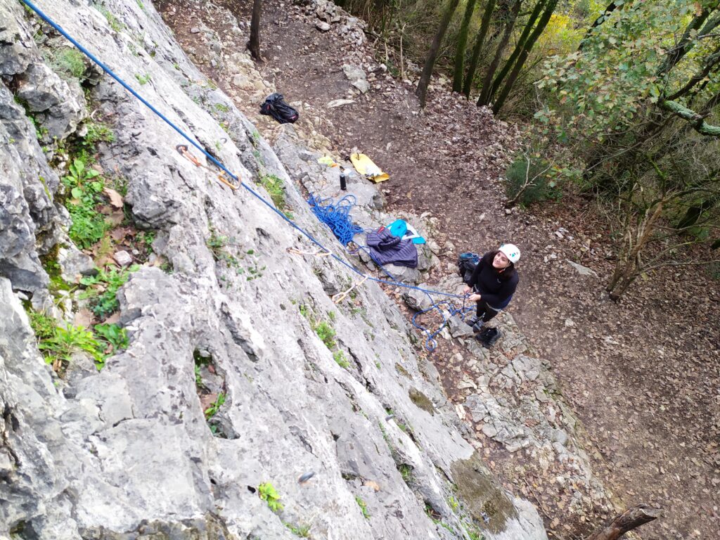 Escalade en falaise - Initiation - Chambéry Chartreuse Bauges