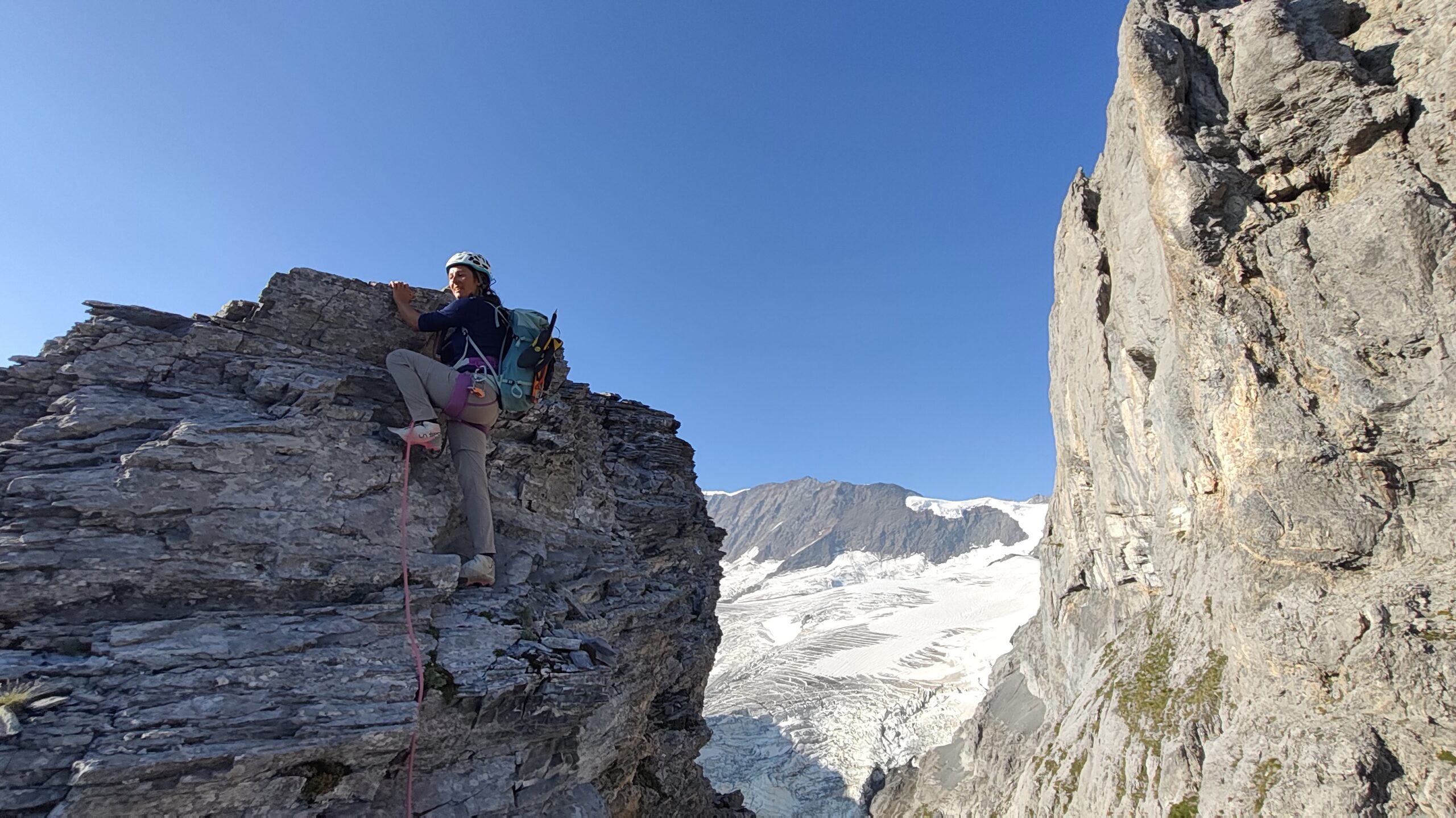 Mountaineering - Major routes - Eiger, Mittellegi ridge, full traverse