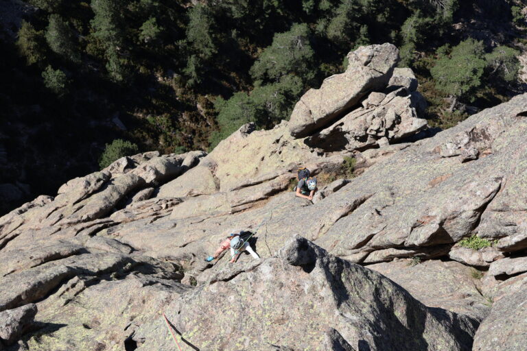 Escalade grande voie - Arête de Quenza