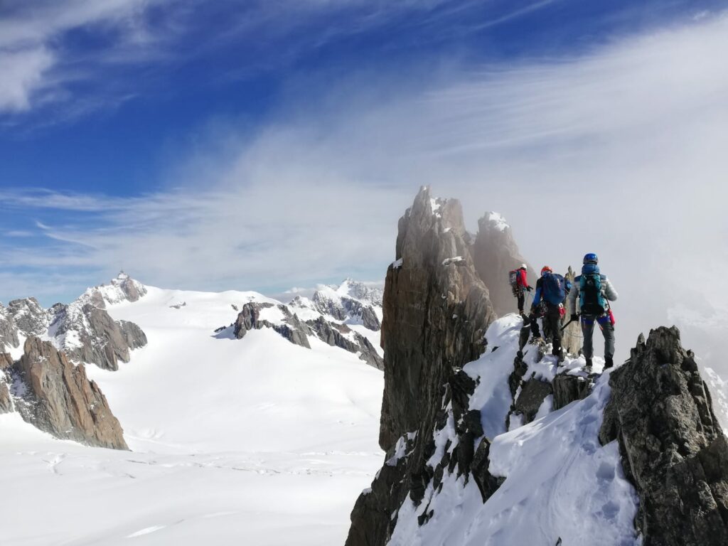 Alpinisme initiation - Aiguilles d'Entrèves - Chamonix