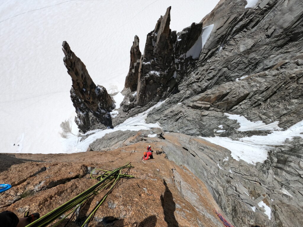 Escalade grande voie - Grand Capucin - Voie des Suisses
