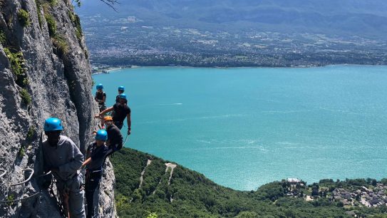 Via ferrata Roc de Cornillon, Chambéry, Lac du Bourget