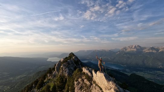 Alpinisme rocheux - Arête sud du Roc des Boeufs - Bauges