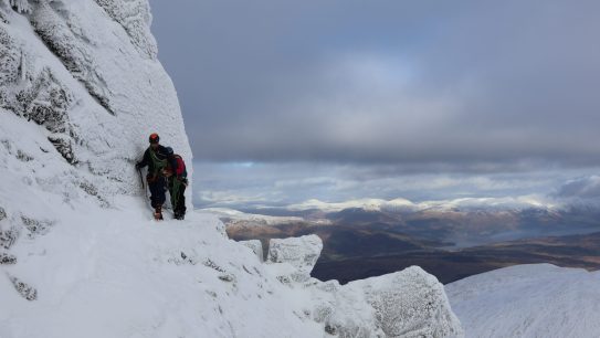 Alpinisme hivernal - Tower Ridge - Ben Nevis