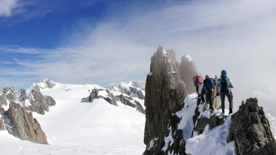 Alpinisme initiation - Aiguilles d'Entrèves - Chamonix